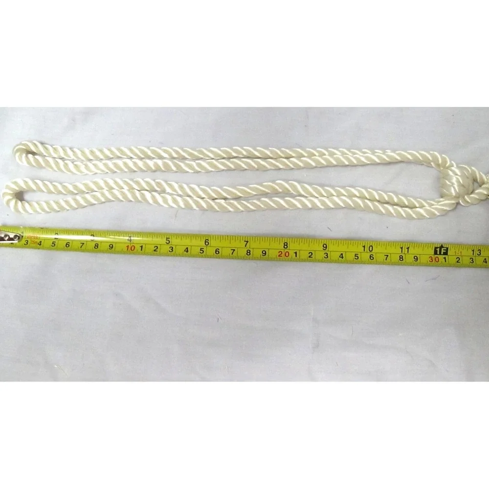 Drapery Curtain Tie Back Tassel Fine Living Light Cream New #005